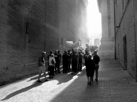 Processione presso il Santuario di Loreto (Ancona)