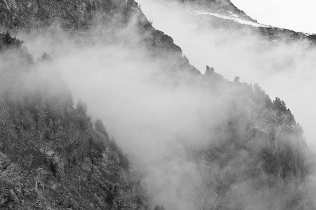 Montagner nella nebbia