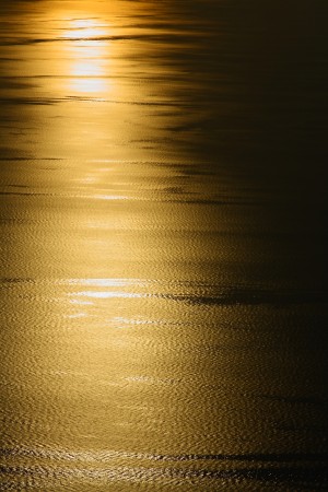 Il mare calmo della sera