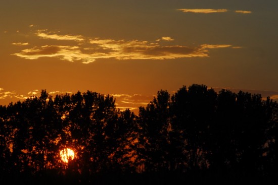 tramonto padano