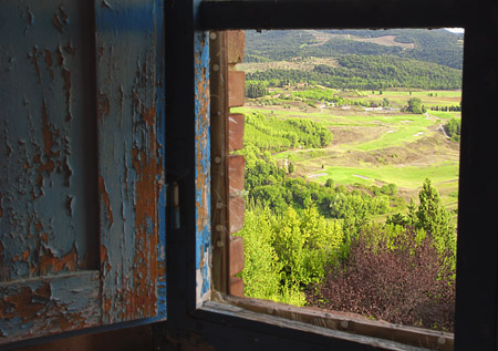 Through an old window...