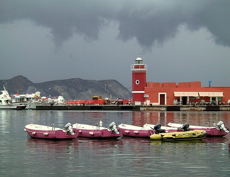 red and grey