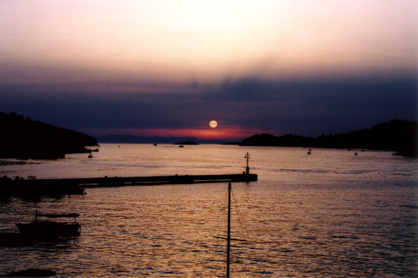 Tramonto a Vela Luka
