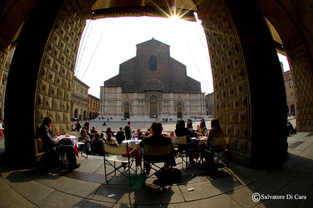 Bologna vista con il grandangolo