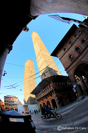 Bologna vista con il grandangolo